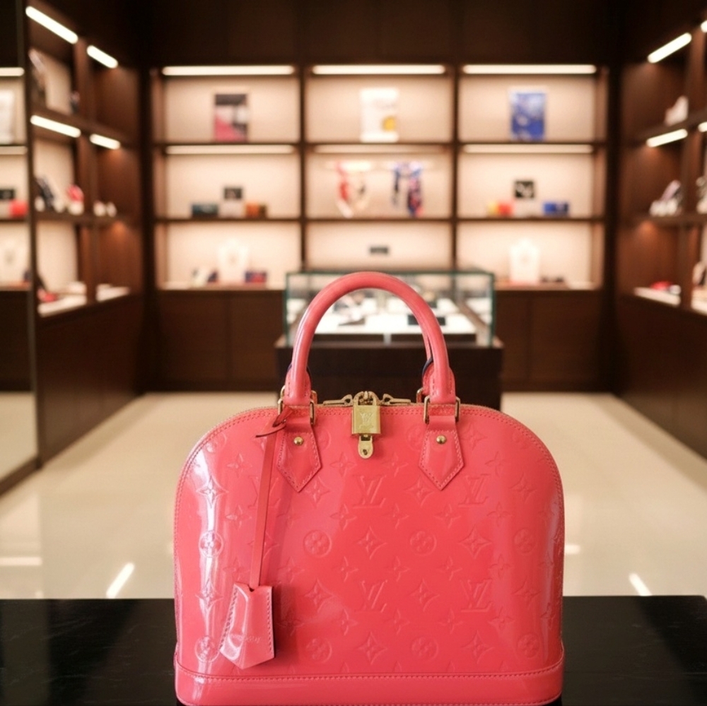Louis Vuitton Pink Monogram Satchel